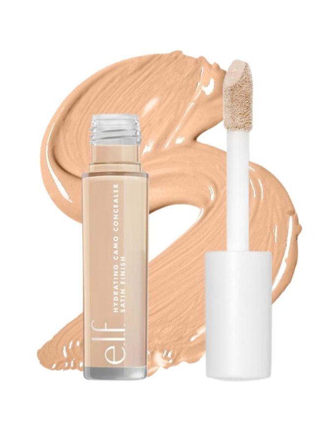 إلف خافي عيوب إي.إل.إف. المرطب بنقشة التمويه - لون خوخي متوسط، 6 مل | خافي عيوب سائل مرطب بتغطية كاملة، لمسة نهائية ساتانية، نباتي ولم يُختبر على الحيوانات - Image 1